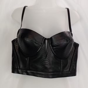 Charlotte russe bustier cropped top